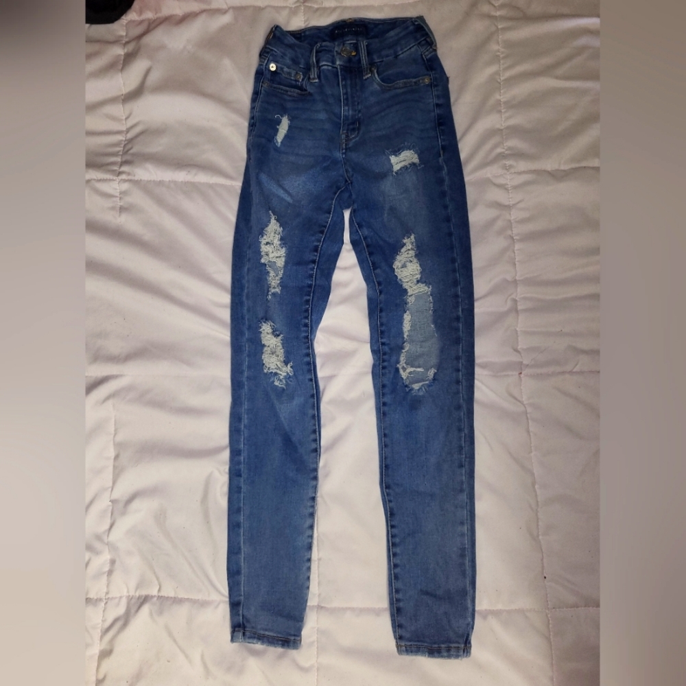 Aeropostale High Rise Skinny Jeans